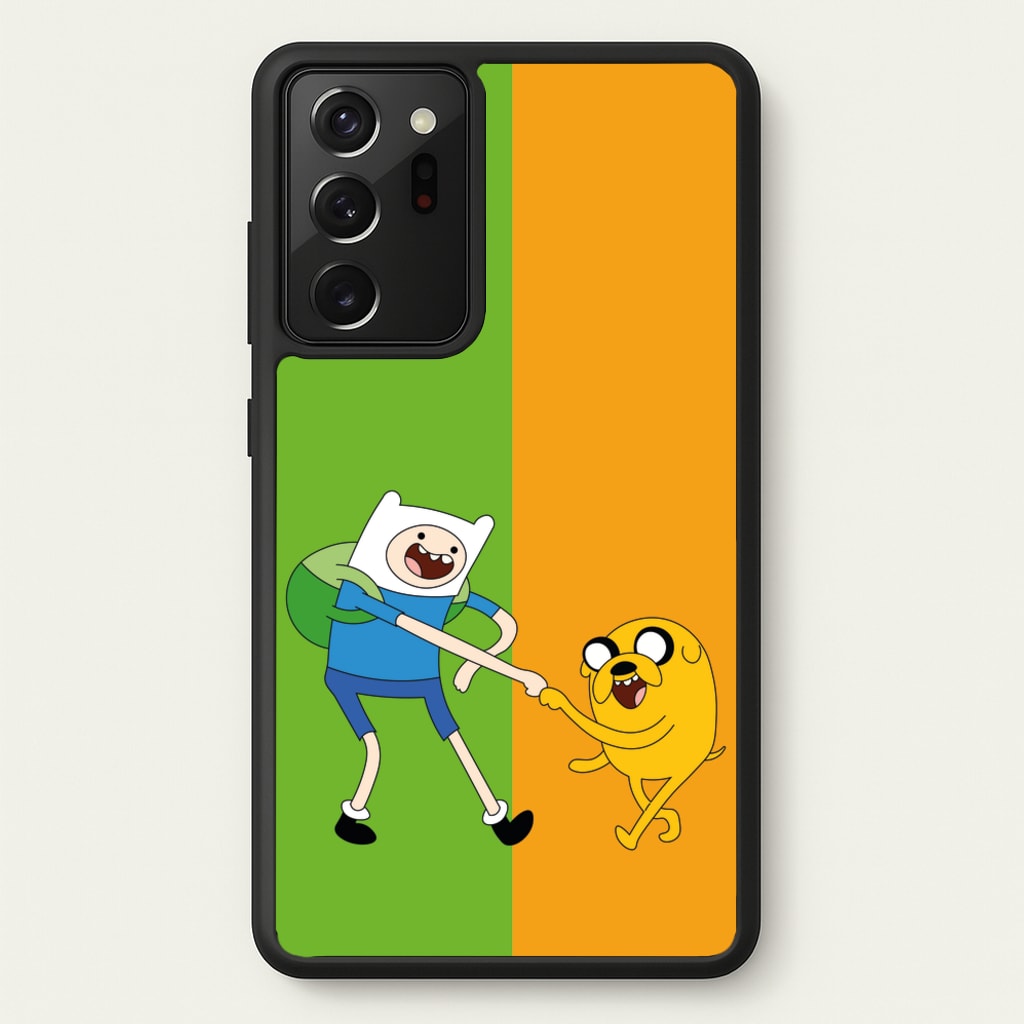 Jake The Dog And Finn The Human - Adventure Time Phone Case for Galaxy Note 20 Ultra