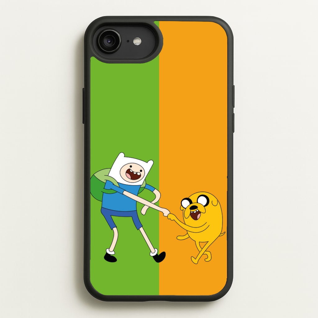 Jake The Dog And Finn The Human - Adventure Time Phone Case for iPhone 6 Plus / 7 Plus / 8 Plus