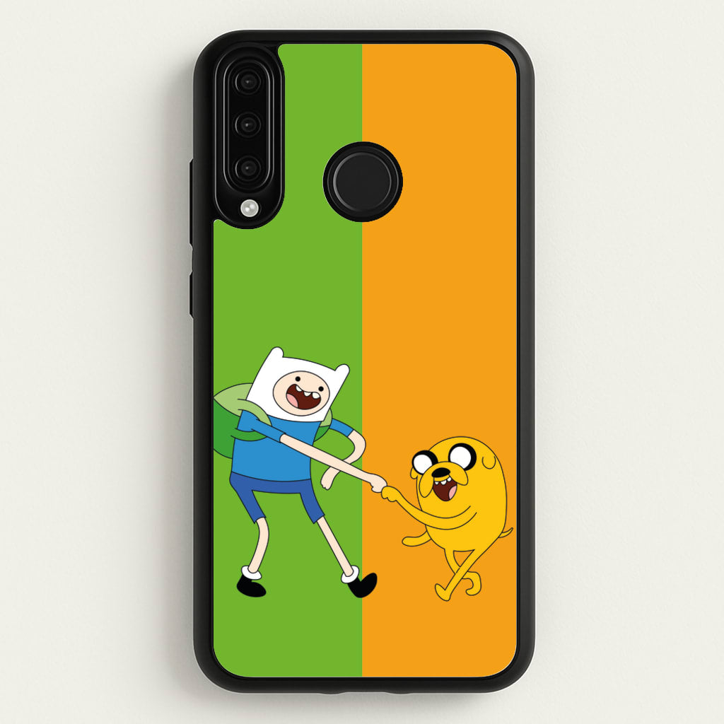 Jake The Dog And Finn The Human - Adventure Time Phone Case for Huawei P30 Lite