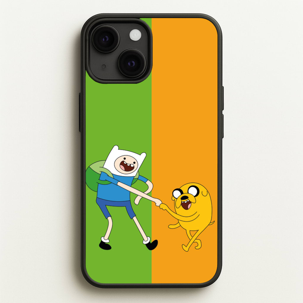 Jake The Dog And Finn The Human - Adventure Time Phone Case for iPhone 13