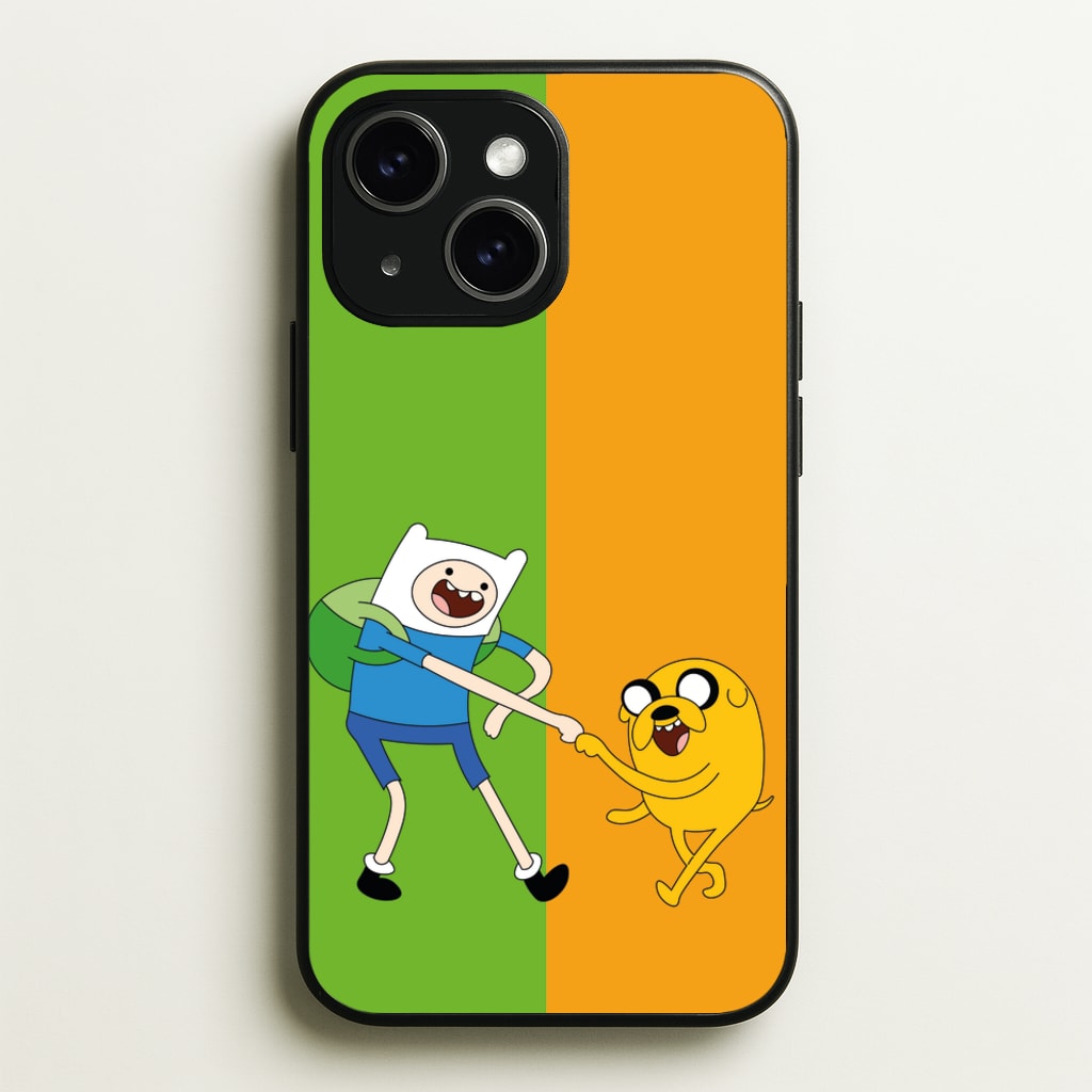 Jake The Dog And Finn The Human - Adventure Time Phone Case for iPhone 15 Plus