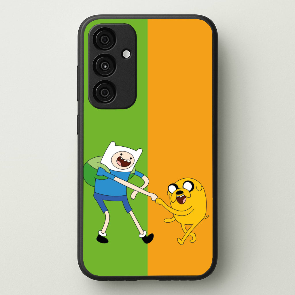 Jake The Dog And Finn The Human - Adventure Time Phone Case for Galaxy A55