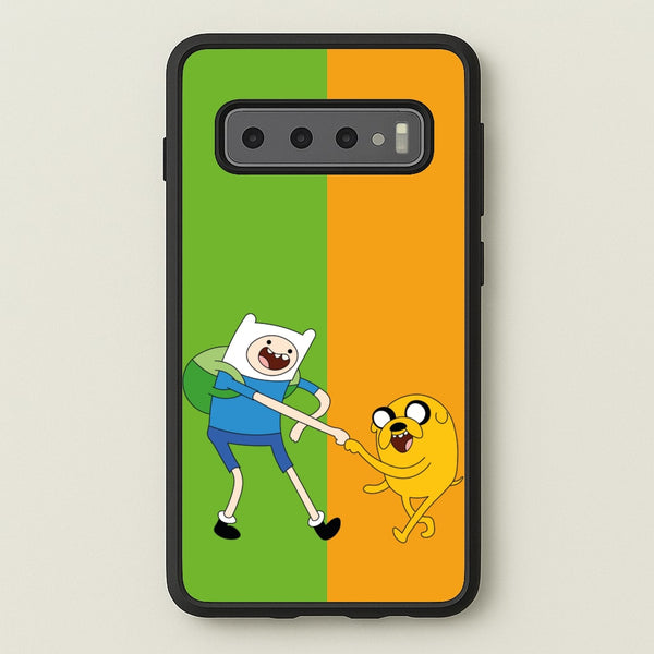Jake The Dog And Finn The Human - Adventure Time Phone Case for Galaxy S10