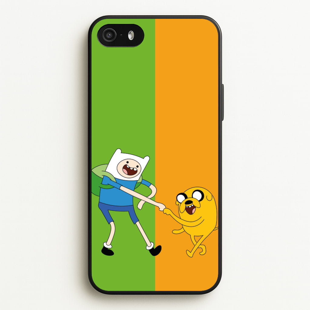 Jake The Dog And Finn The Human - Adventure Time Phone Case for iPhone 5 / 5s / SE 2016