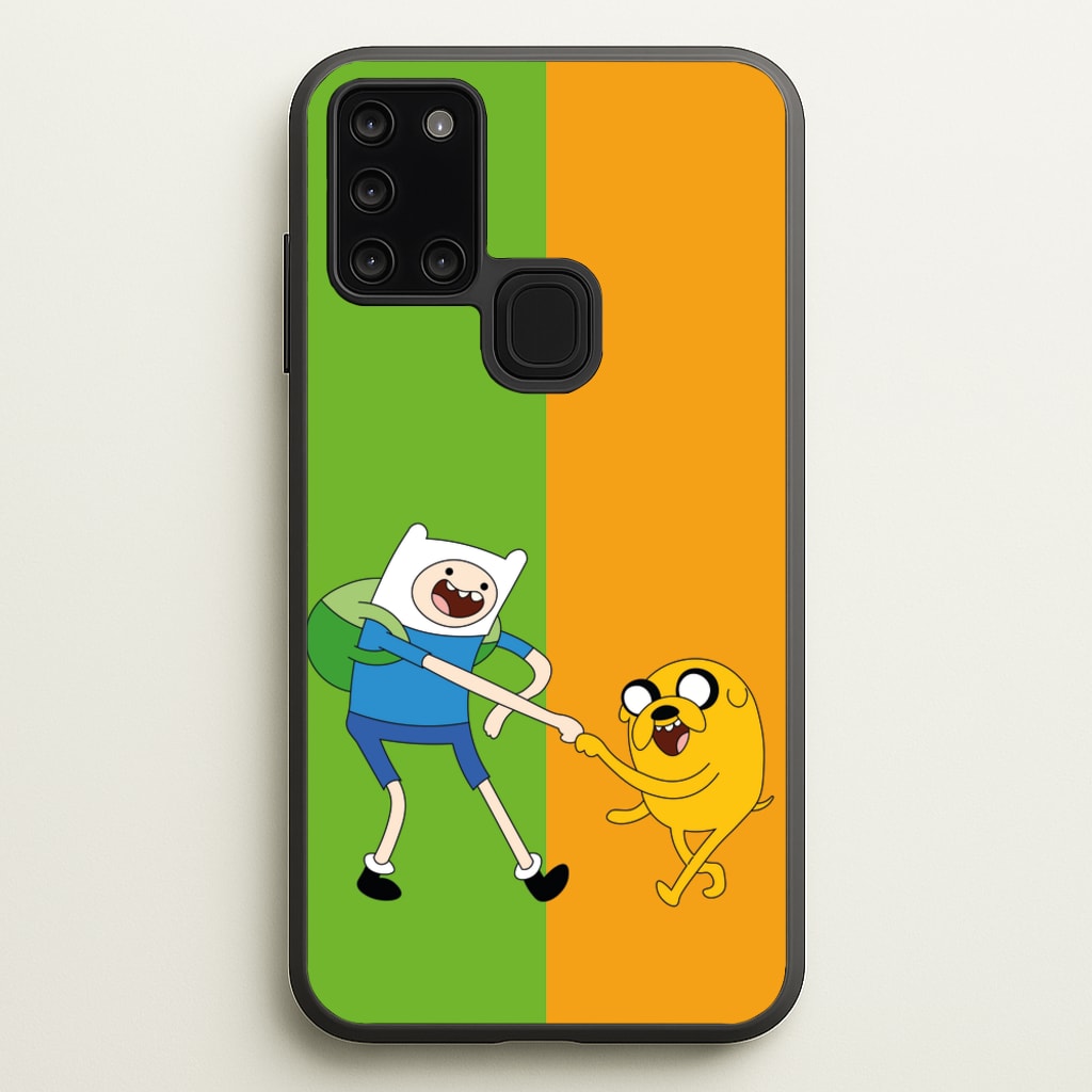 Jake The Dog And Finn The Human - Adventure Time Phone Case for Galaxy A21s