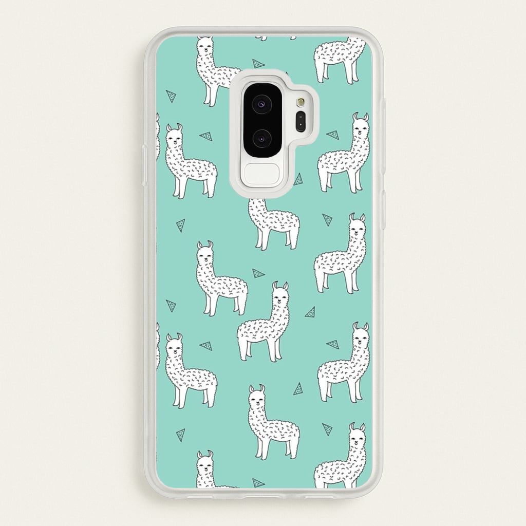 Mint Alpaca Pattern - Phone Case for Galaxy S9 Plus