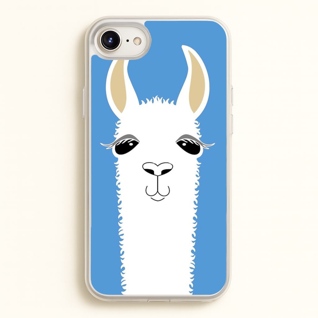 Llama Portrait - Phone Case for iPhone 6 Plus / 7 Plus / 8 Plus