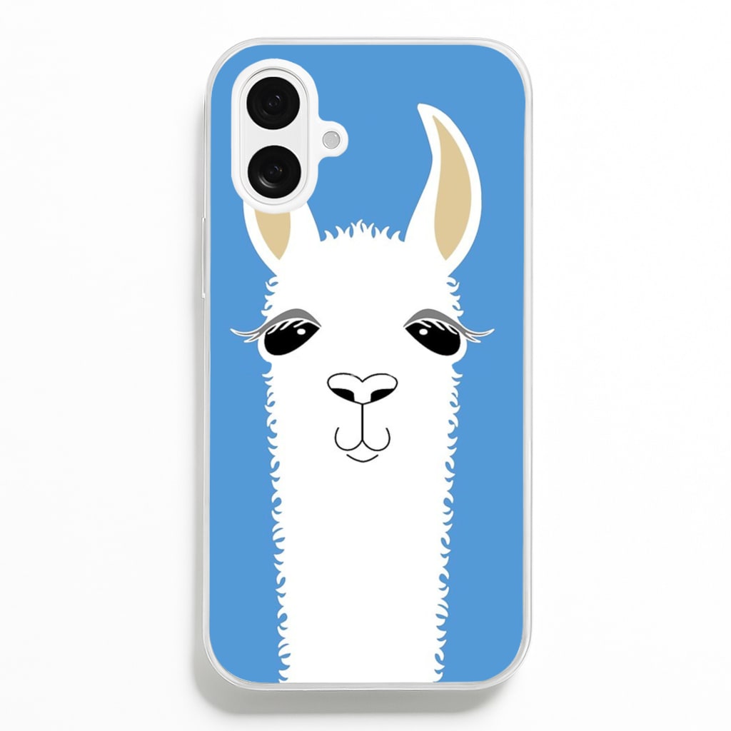 Llama Portrait - Phone Case for iPhone 16 Plus