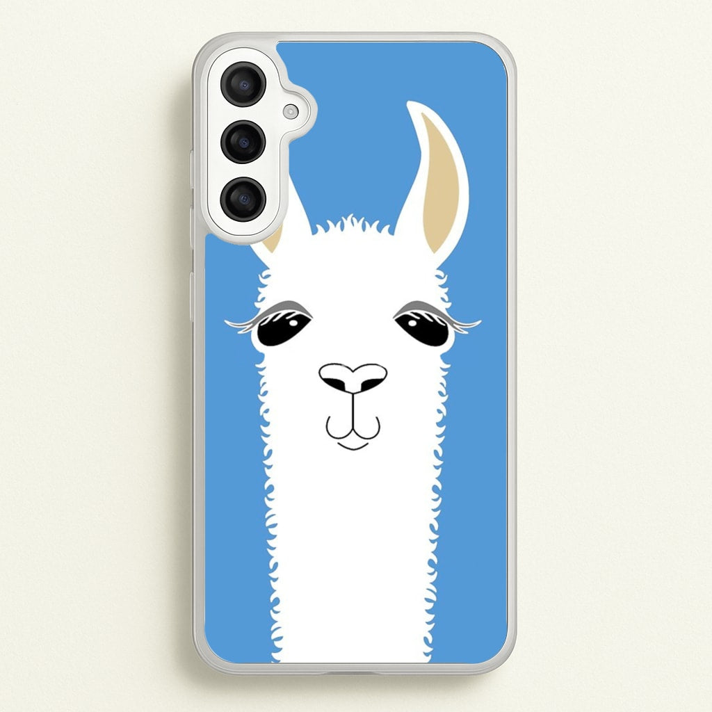 Llama Portrait - Phone Case for Galaxy A34