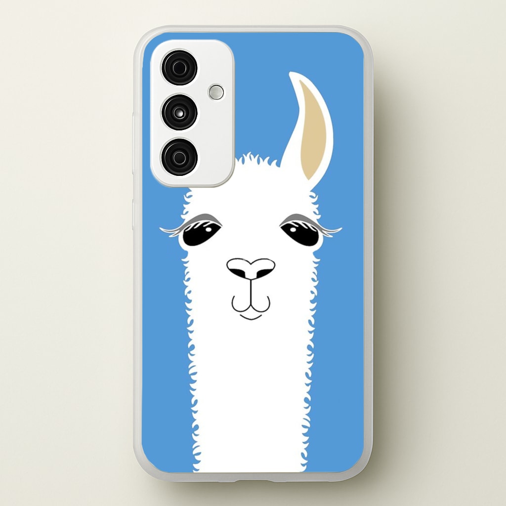 Llama Portrait - Phone Case for Galaxy A55