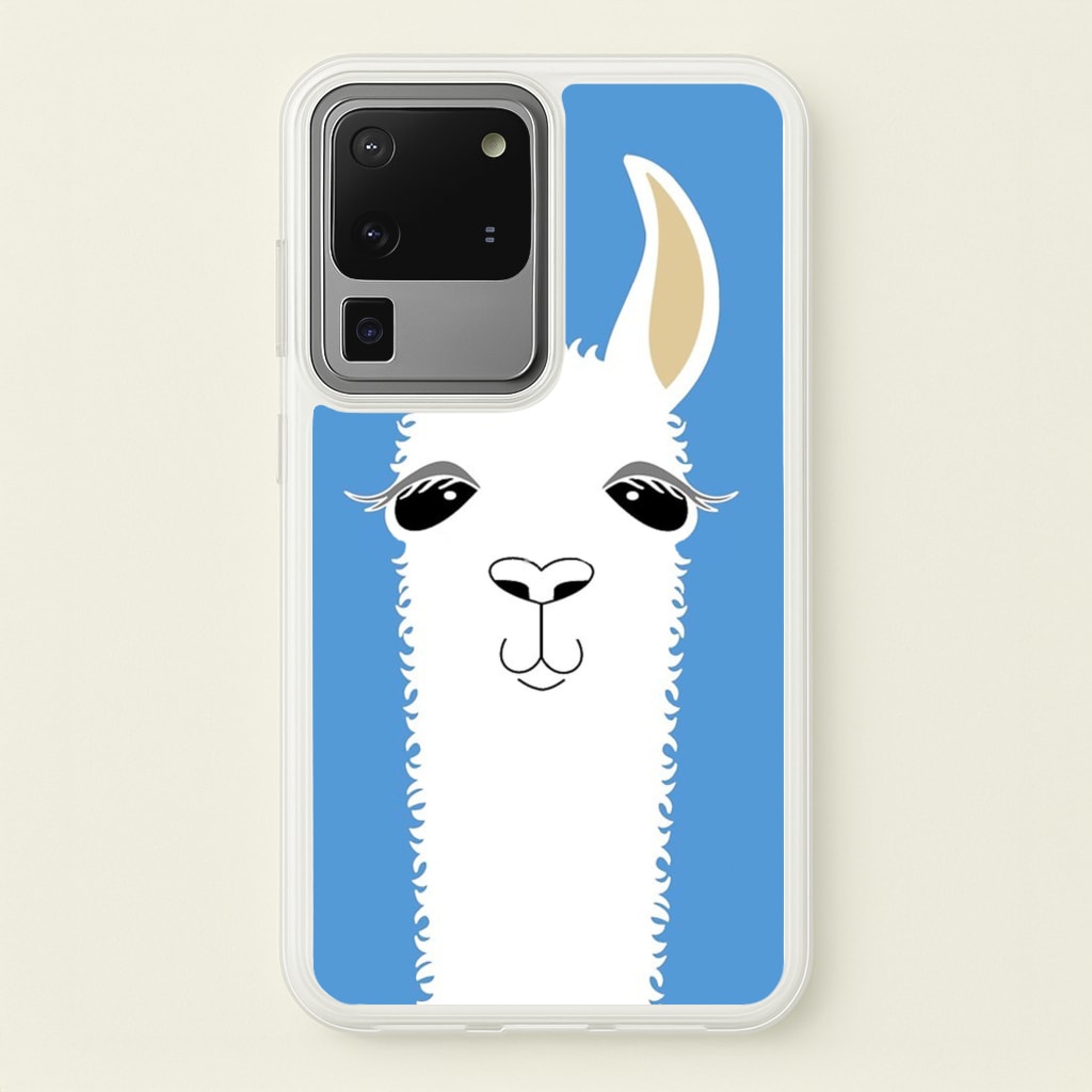 Llama Portrait - Phone Case for Galaxy S20 Ultra