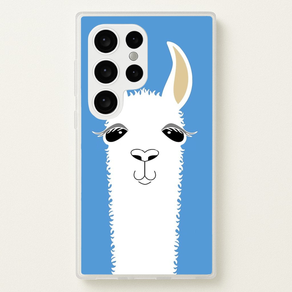 Llama Portrait - Phone Case for Galaxy S24 Ultra