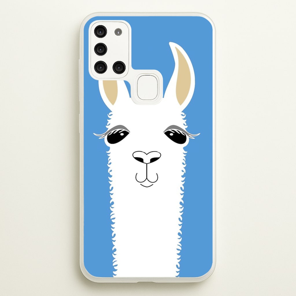 Llama Portrait - Phone Case for Galaxy A21s
