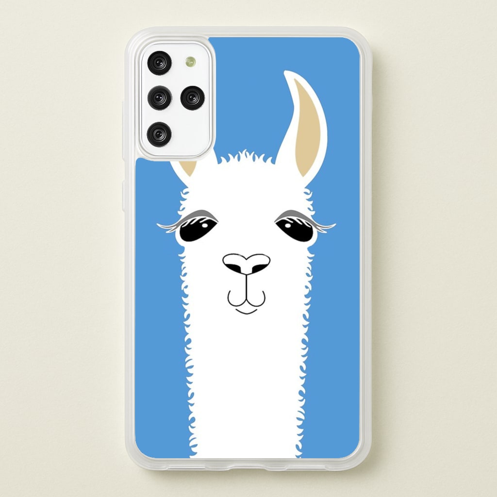 Llama Portrait - Phone Case for Galaxy S20 Plus