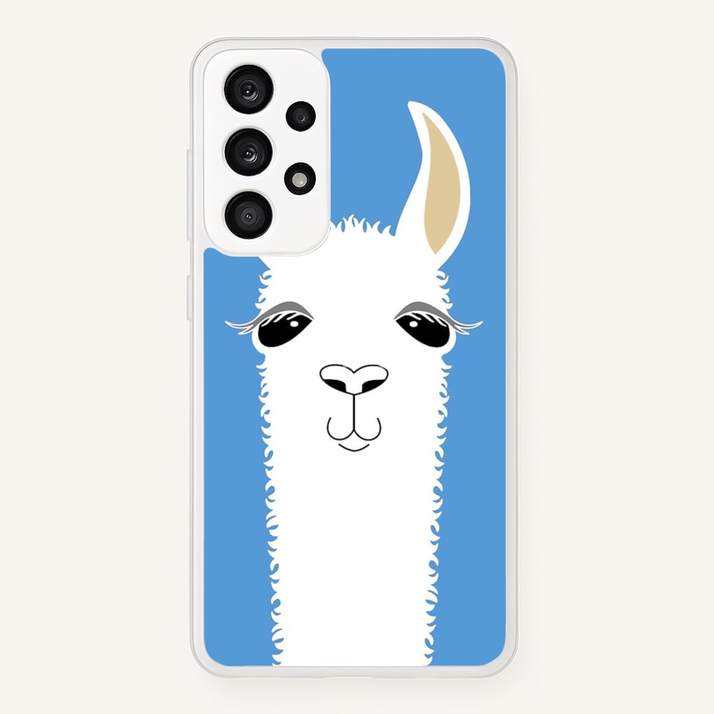 Llama Portrait - Phone Case for Galaxy A53