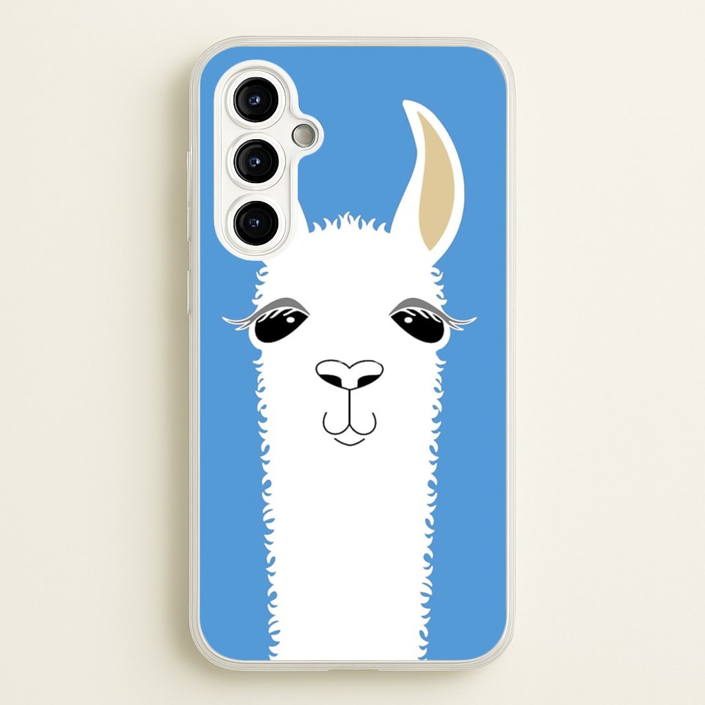 Llama Portrait - Phone Case for Galaxy A54