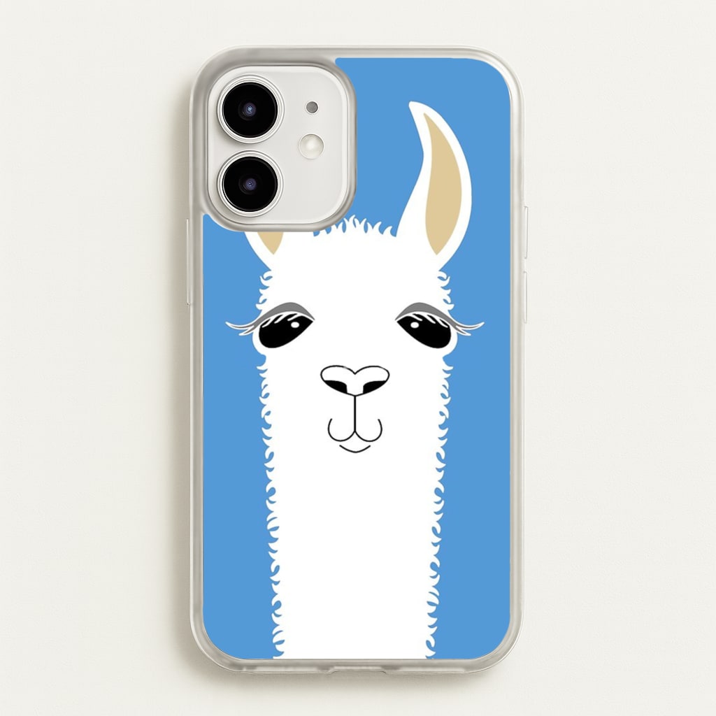 Llama Portrait - Phone Case for iPhone 12 Mini