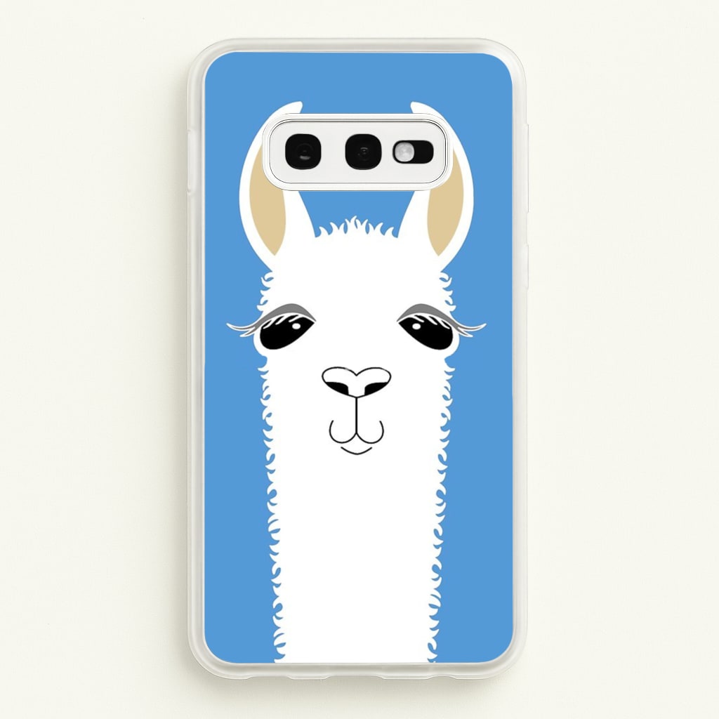 Llama Portrait - Phone Case for Galaxy S10e