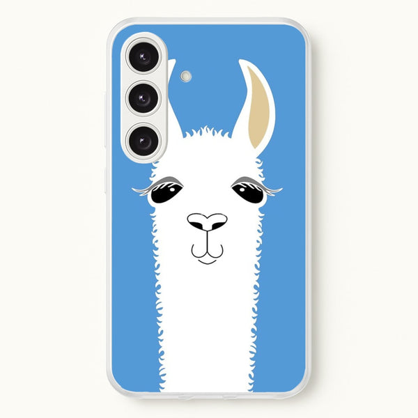 Llama Portrait - Phone Case for Galaxy S24