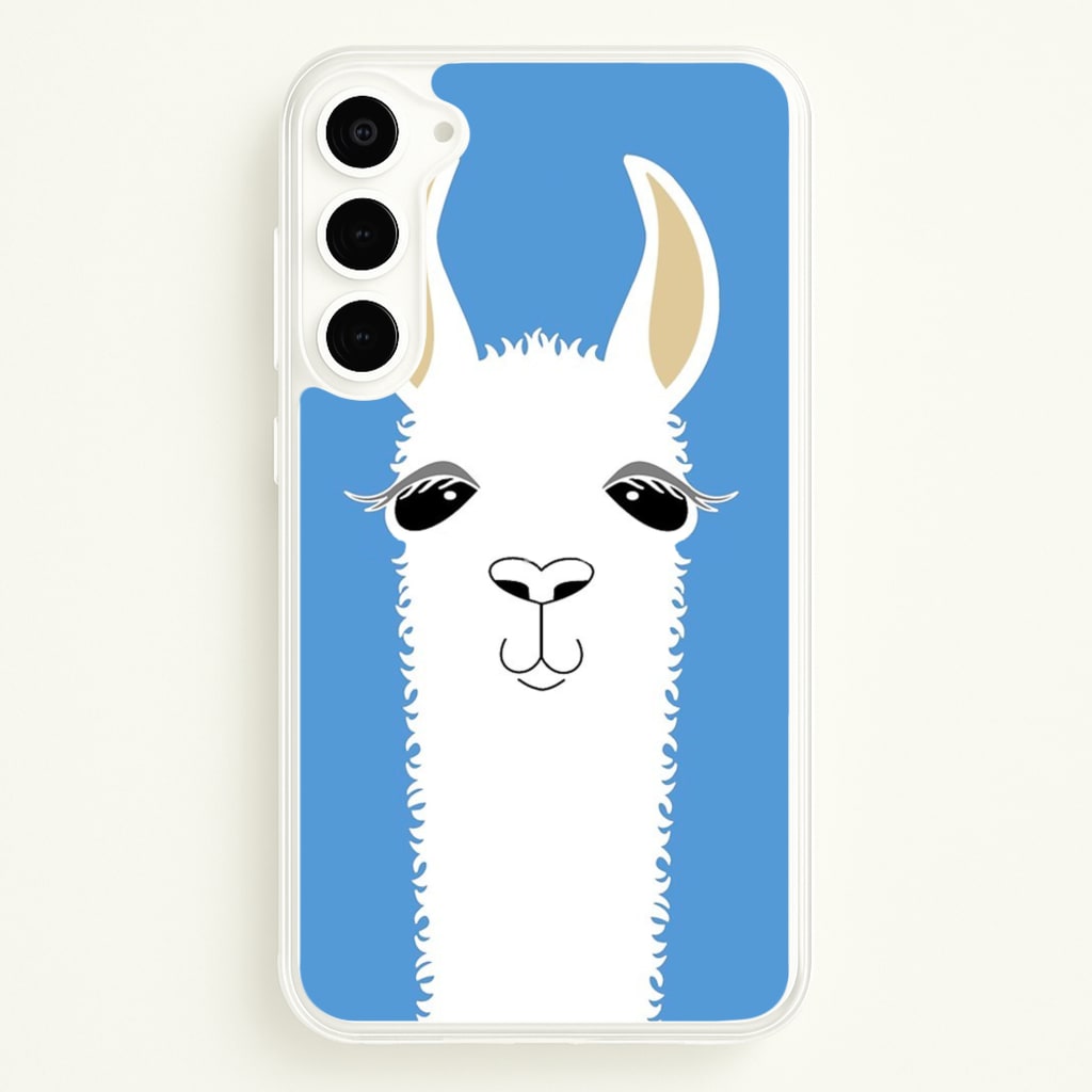 Llama Portrait - Phone Case for Galaxy S23 Plus
