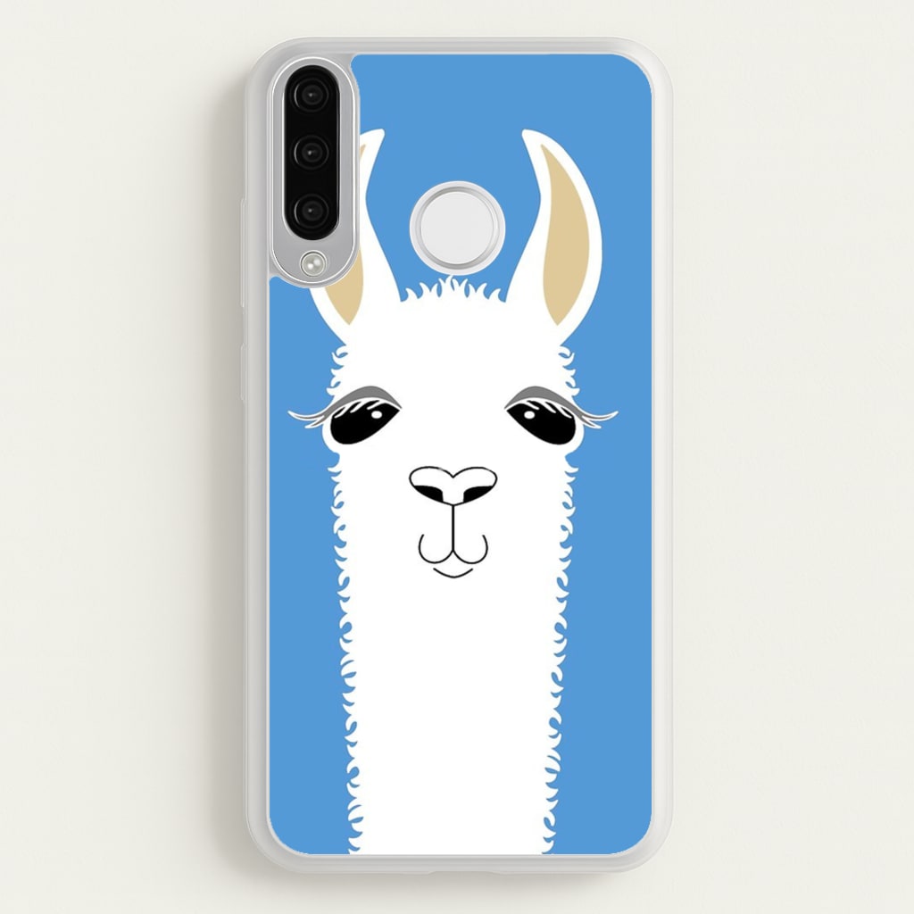 Llama Portrait - Phone Case for Huawei P30 Lite