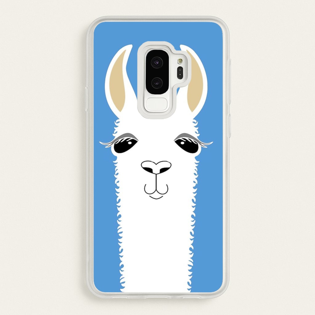 Llama Portrait - Phone Case for Galaxy S9 Plus