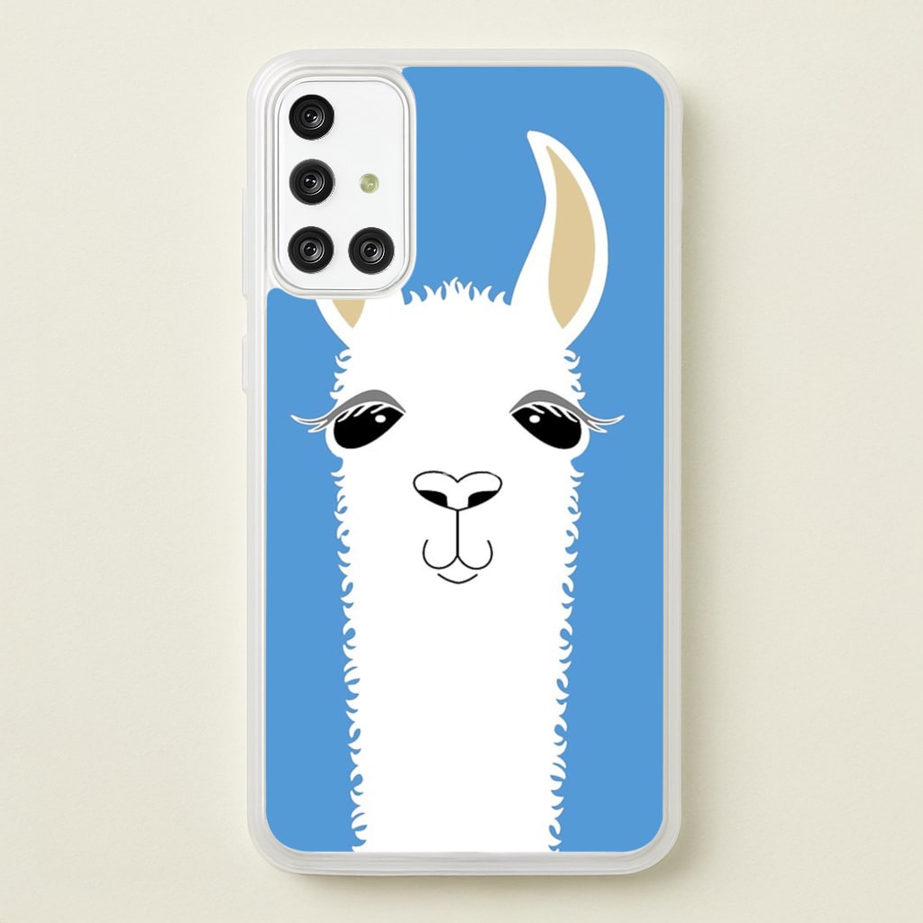 Llama Portrait - Phone Case for Galaxy A71