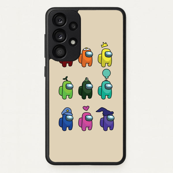 Among Gaming characters - Among Us Phone Case for Galaxy A33