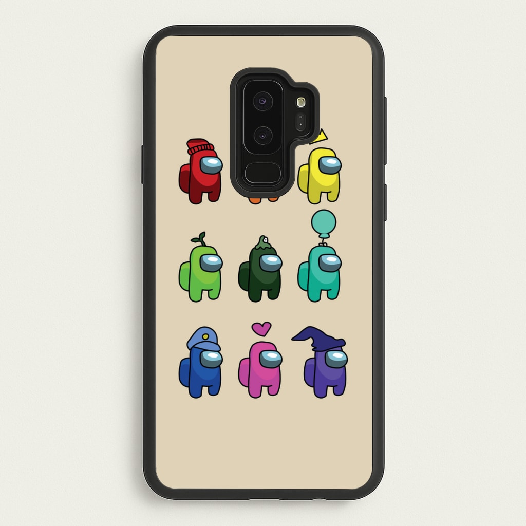 Among Gaming characters - Among Us Phone Case for Galaxy S9 Plus