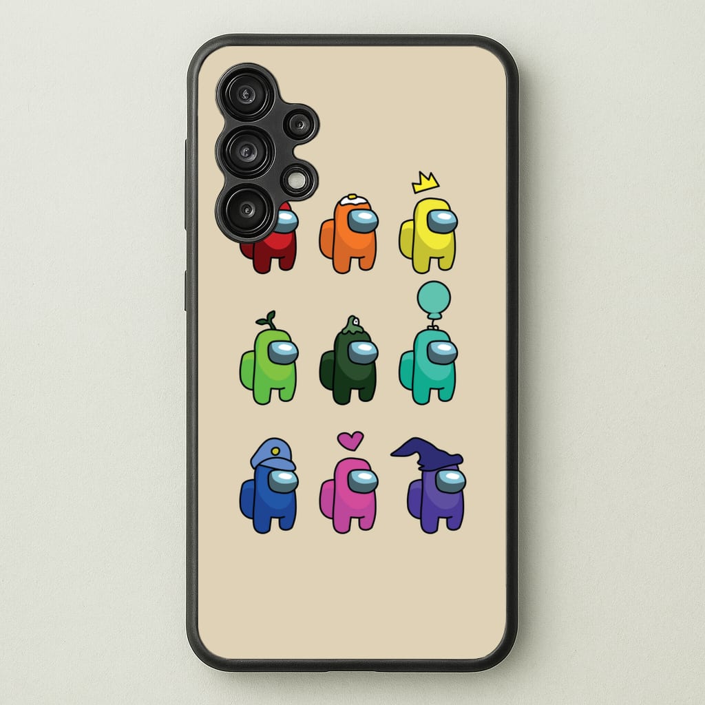 Among Gaming characters - Among Us Phone Case for Galaxy A13