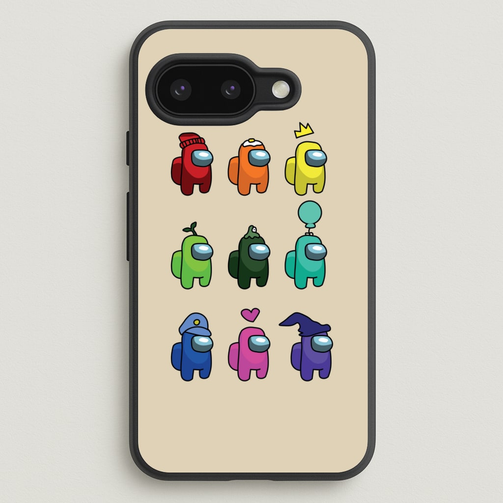Among Gaming characters - Among Us Phone Case for Google Pixel 9a