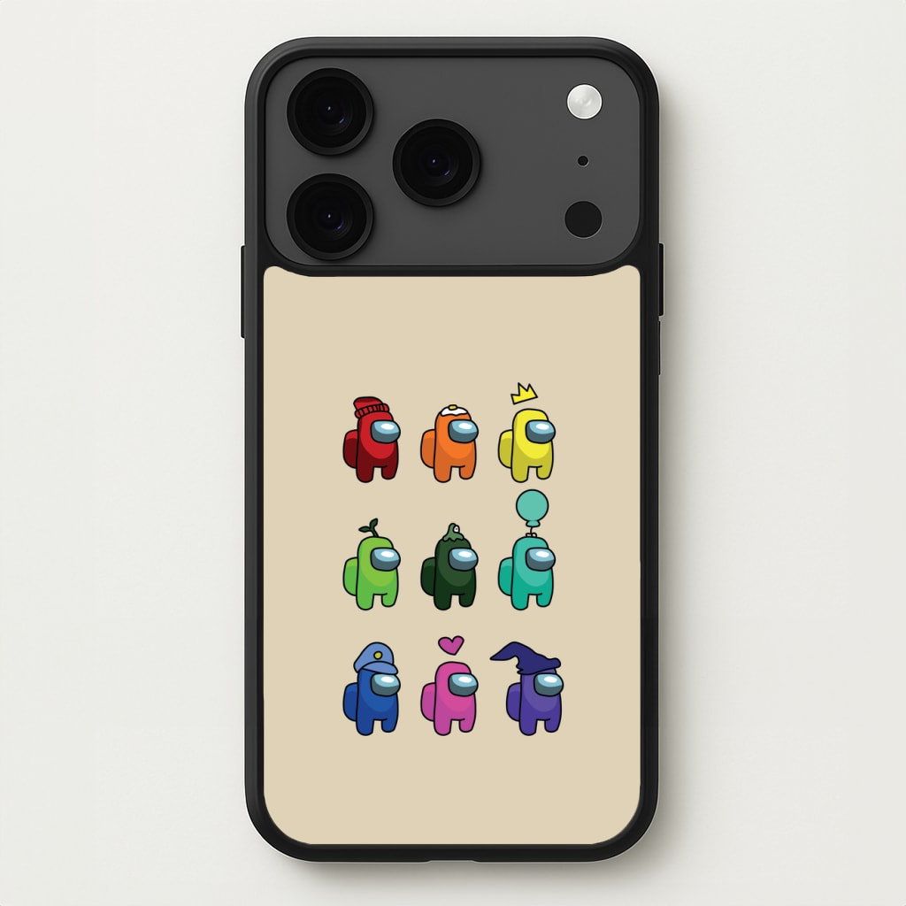 Among Gaming characters Phone Case for iPhone 17 Pro Max