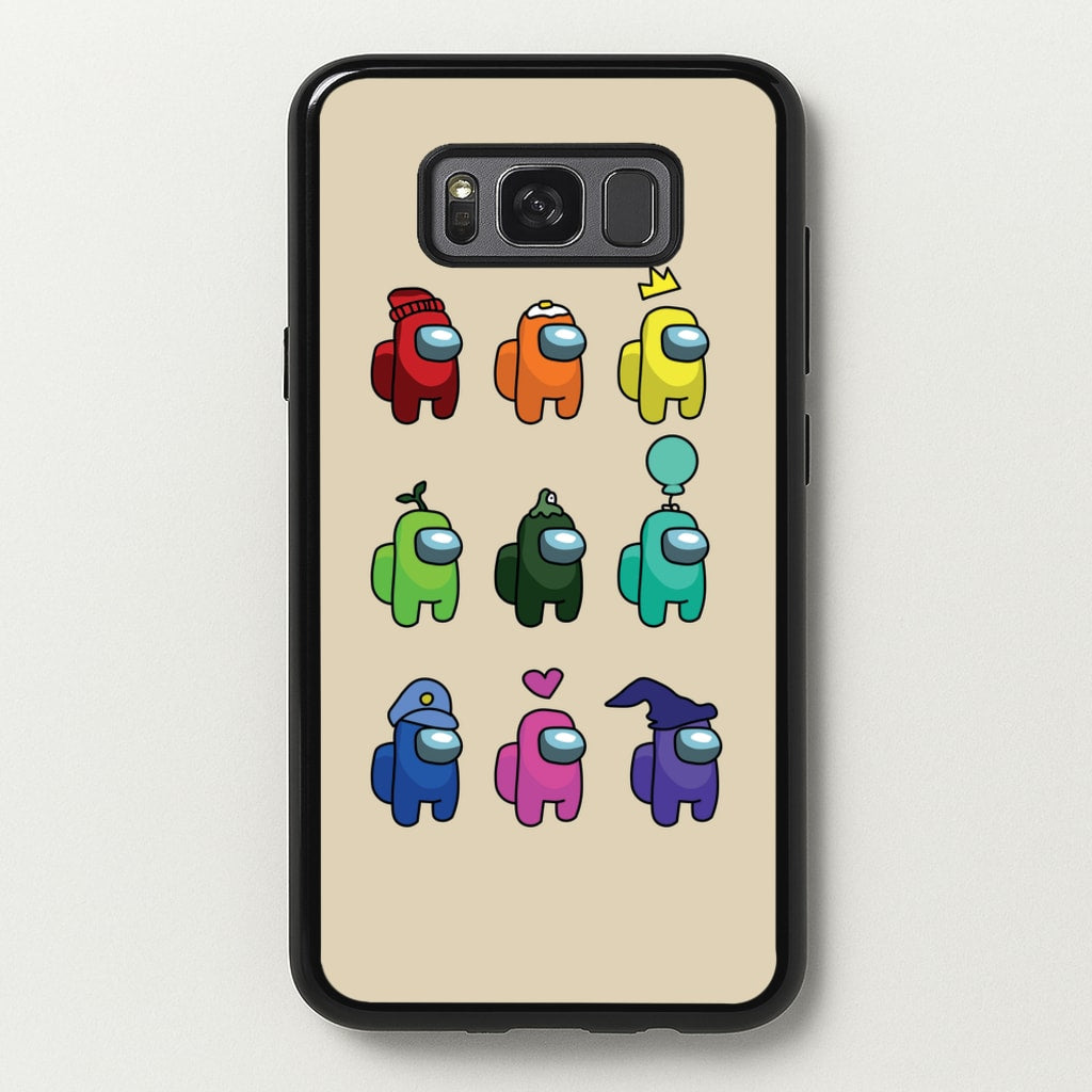 Among Gaming characters - Among Us Phone Case for Galaxy S8 Plus