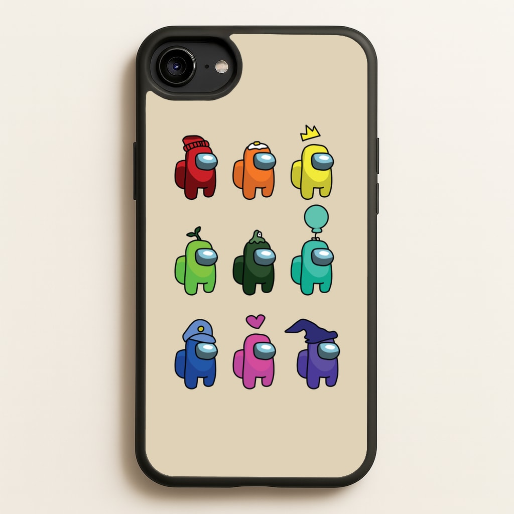 Among Gaming characters - Among Us Phone Case for iPhone 6 / 7 / 8 / SE