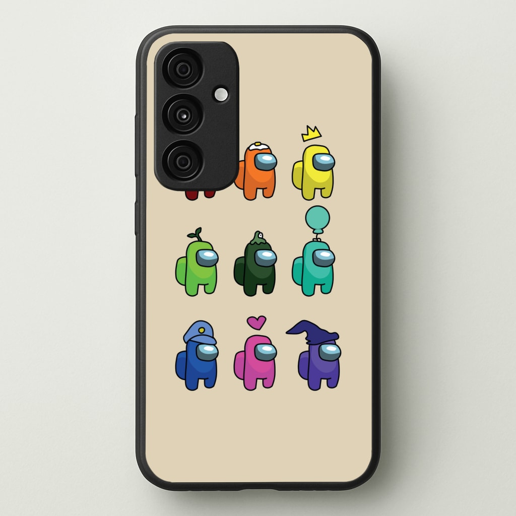 Among Gaming characters - Among Us Phone Case for Galaxy A35
