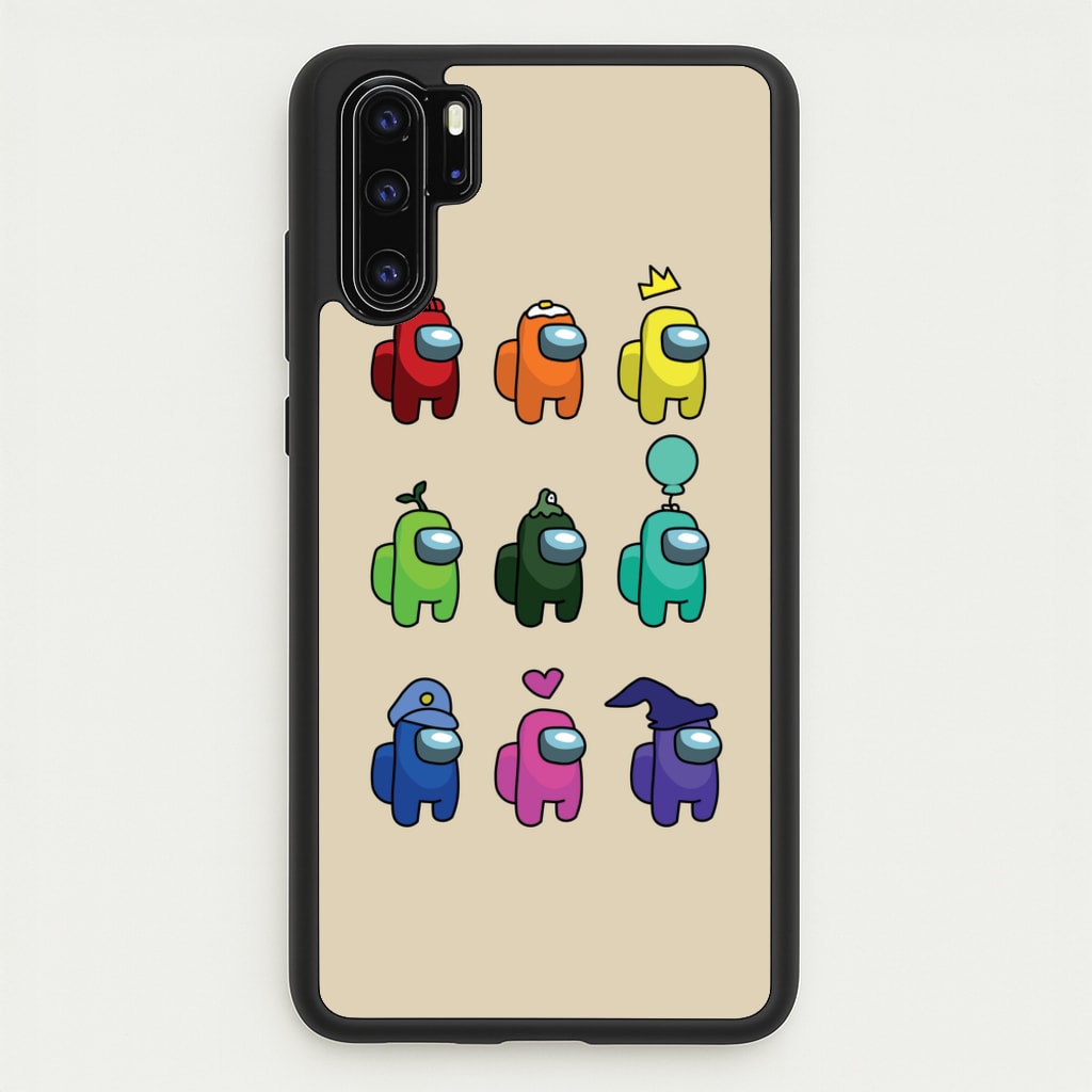 Among Gaming characters - Among Us Phone Case for Huawei P30 Pro