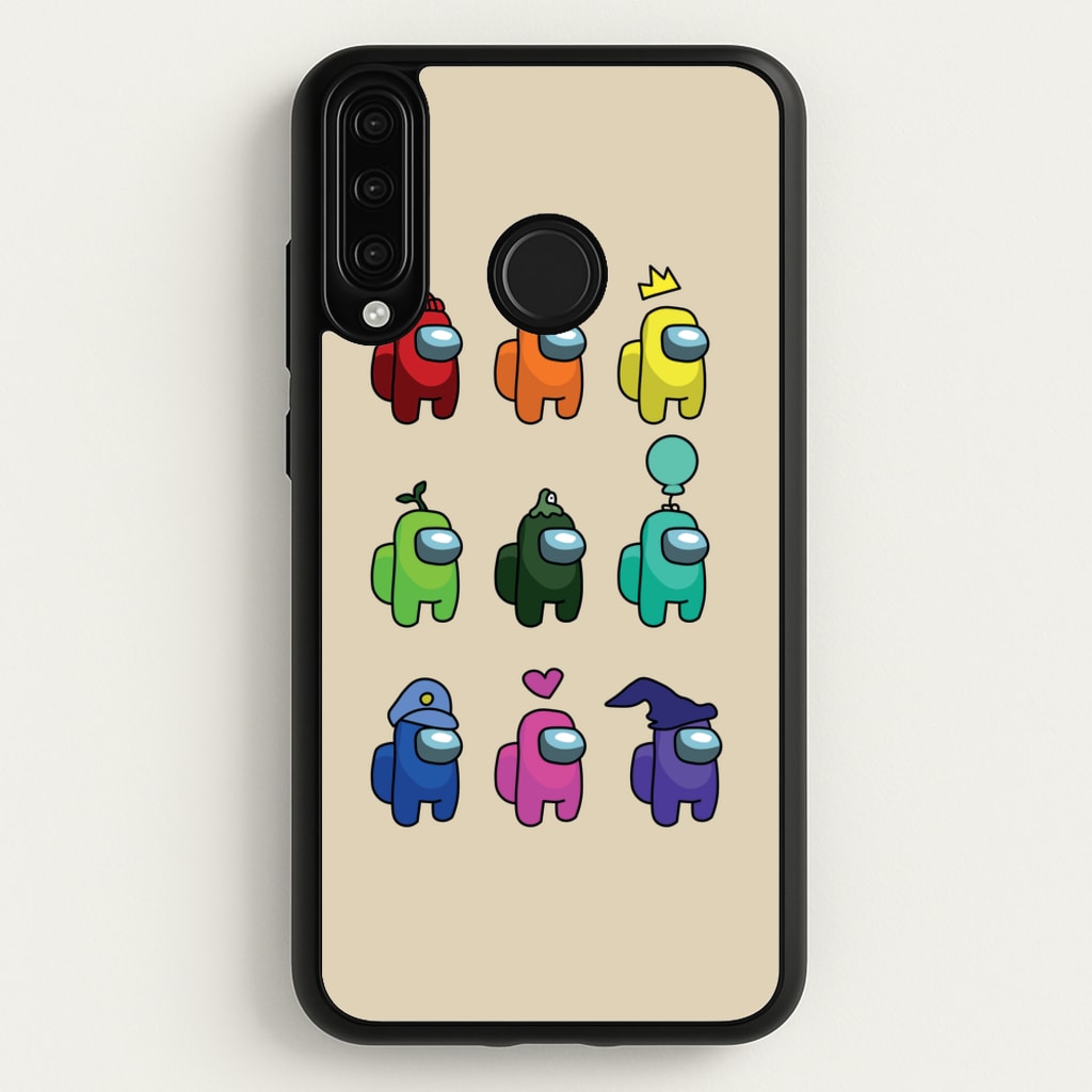 Among Gaming characters - Among Us Phone Case for Huawei P30 Lite