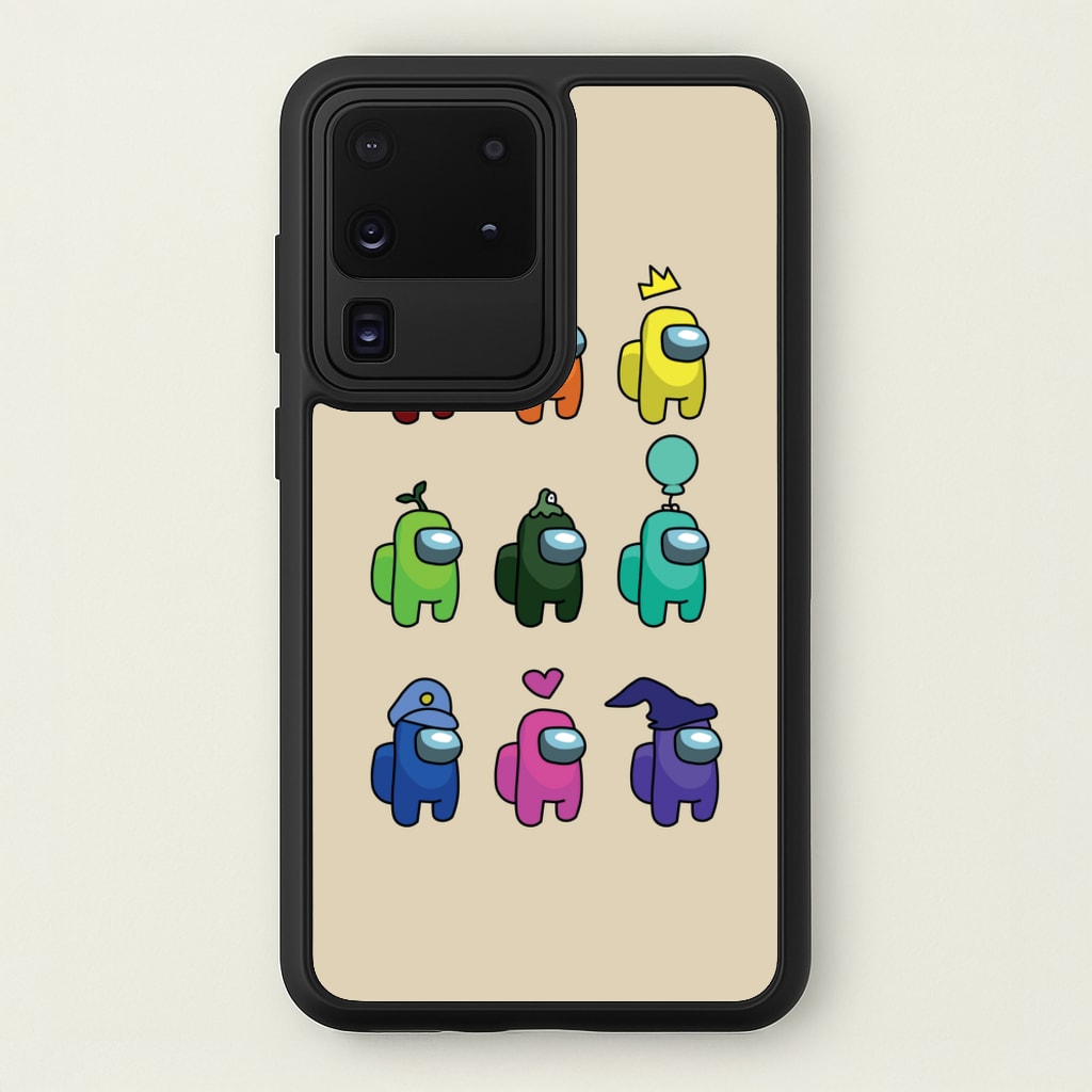 Among Gaming characters - Among Us Phone Case for Galaxy S20 Ultra