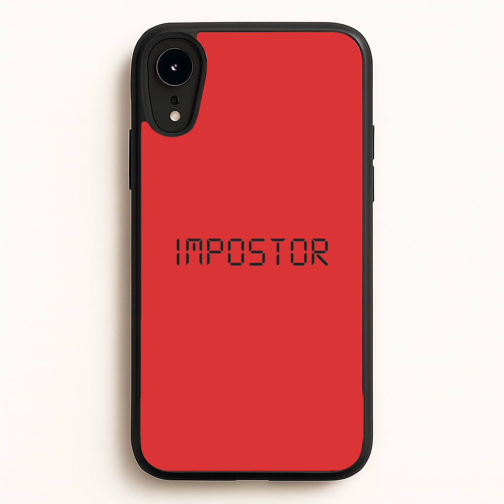 Imposter - Among Us - Among Us Phone Case for iPhone XR