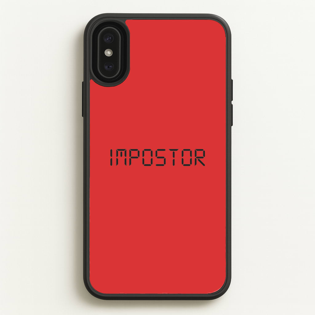 Imposter - Among Us - Among Us Phone Case for iPhone XS Max