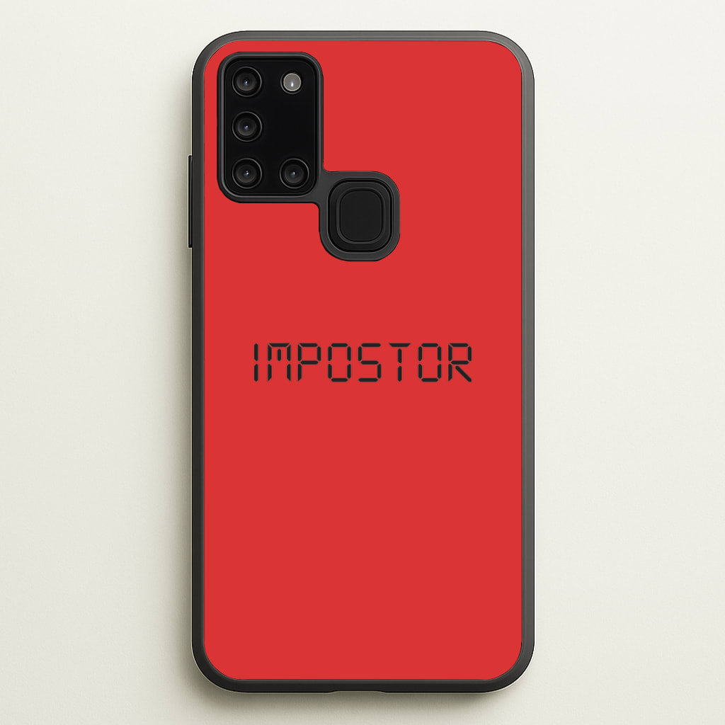 Imposter - Among Us - Among Us Phone Case for Galaxy A21s