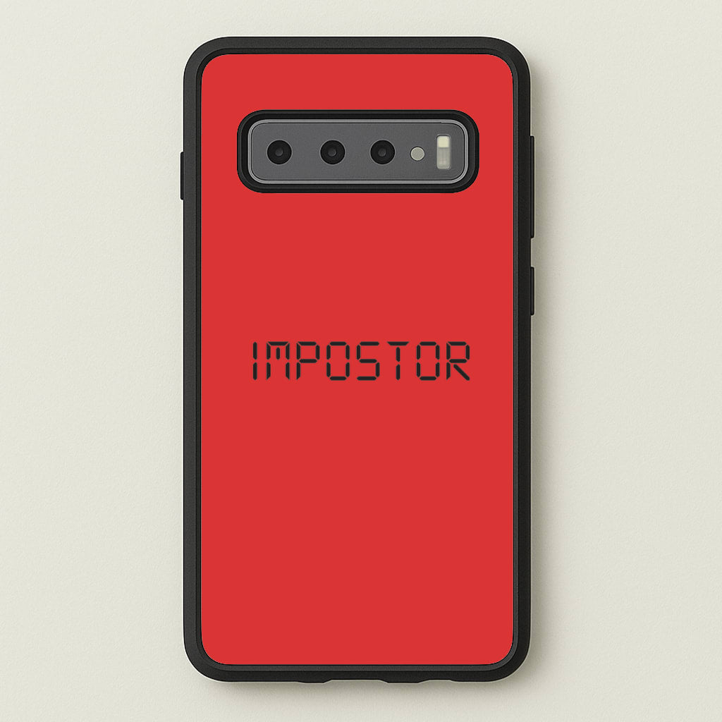 Imposter - Among Us - Among Us Phone Case for Galaxy S10