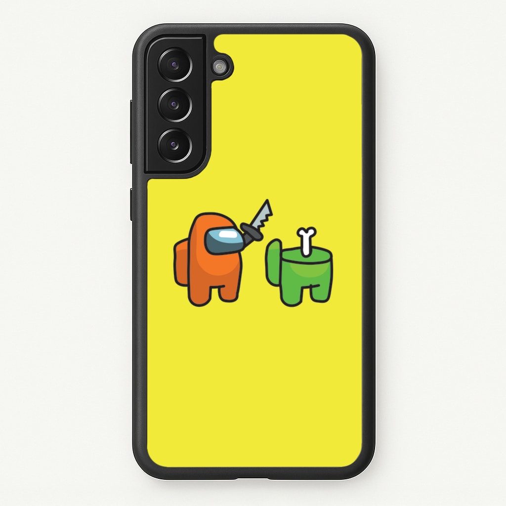 Among Gaming Killed - Among Us Phone Case for Galaxy S21 Plus