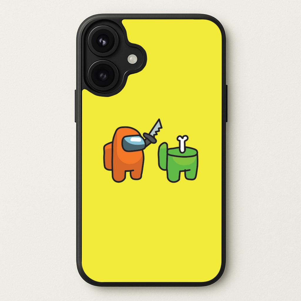 Among Gaming Killed Phone Case for iPhone 17