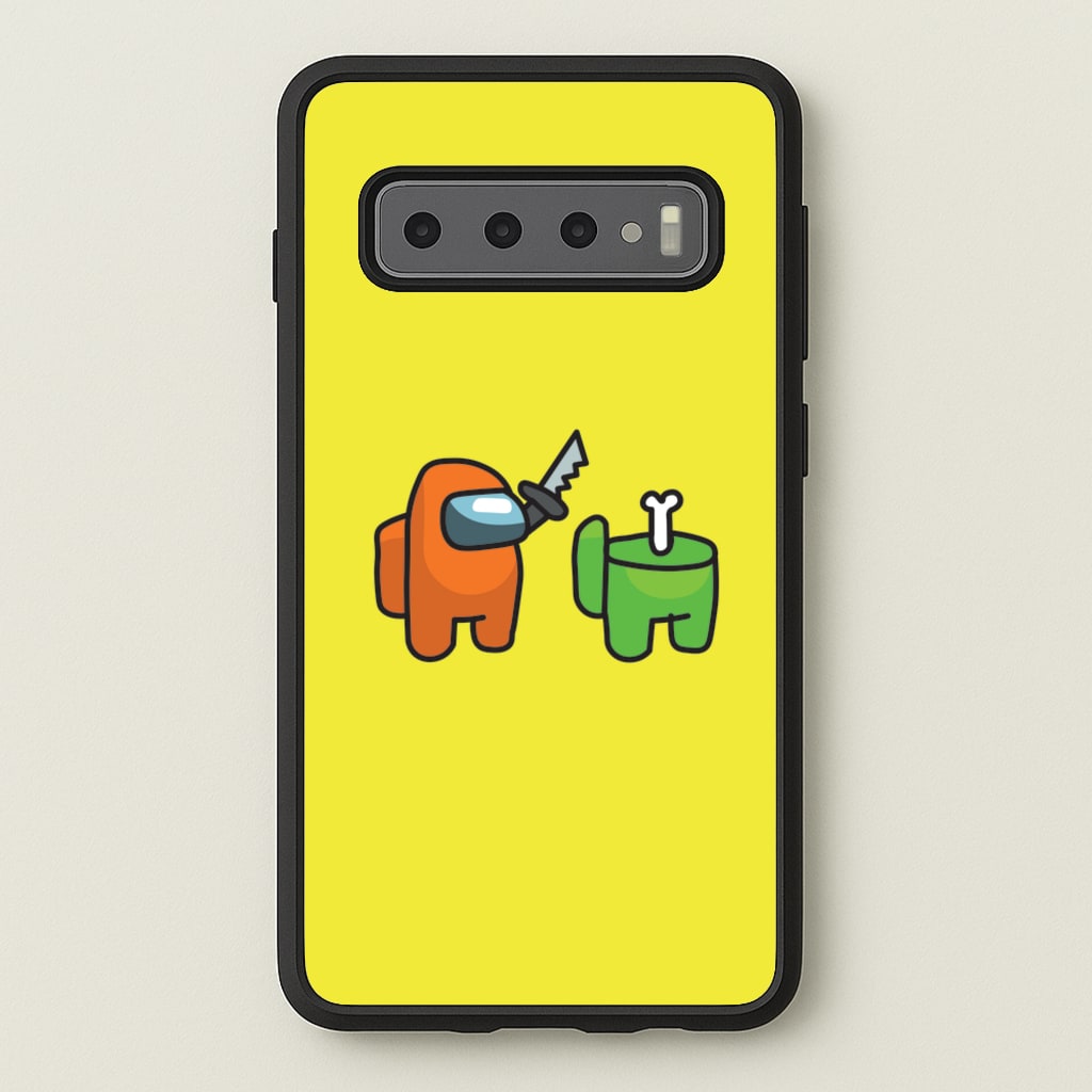 Among Gaming Killed - Among Us Phone Case for Galaxy S10
