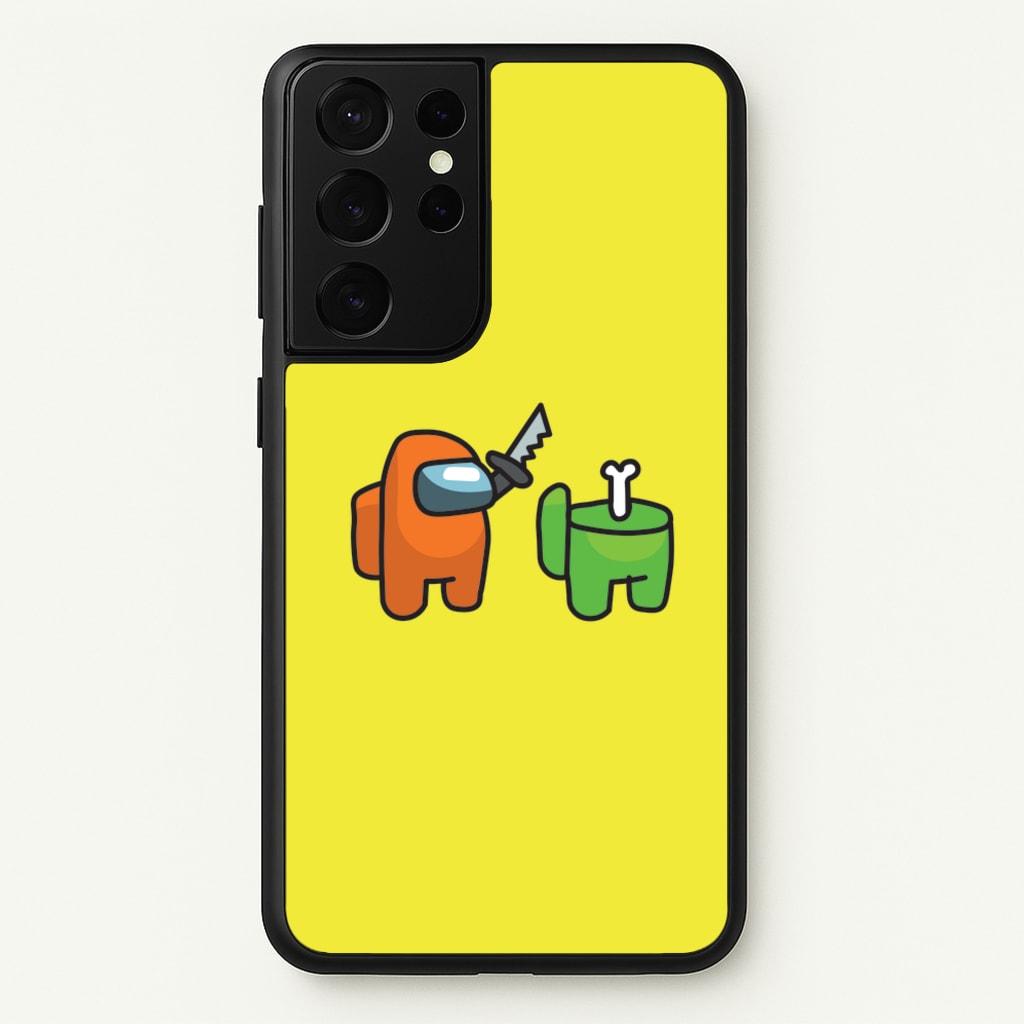 Among Gaming Killed - Among Us Phone Case for Galaxy S21 Ultra