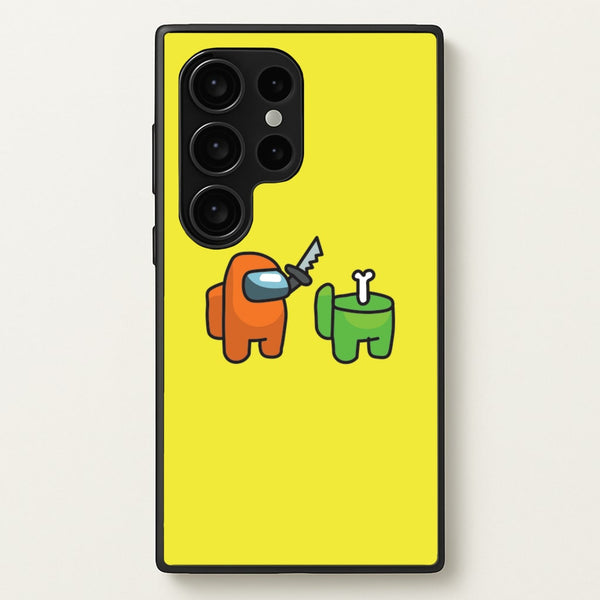 Among Gaming Killed - Among Us Phone Case for Galaxy S24 Ultra