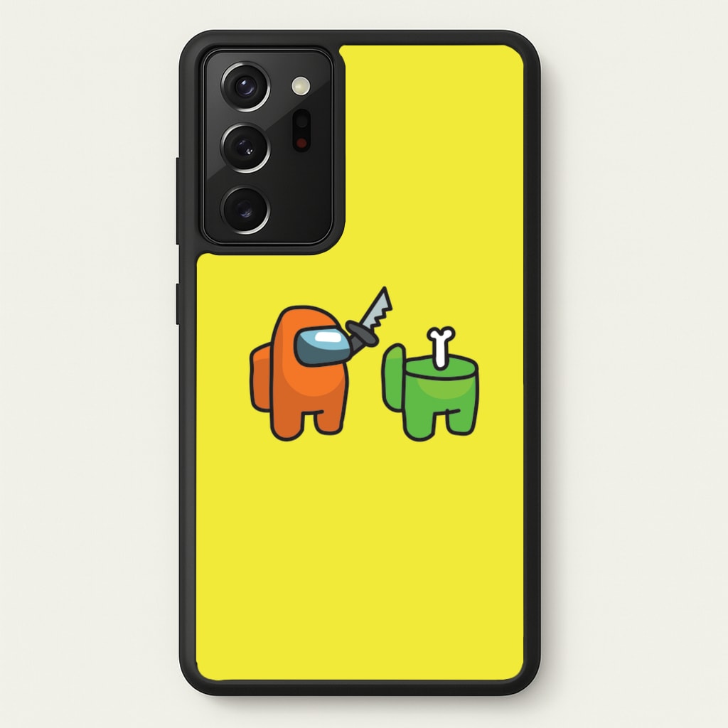 Among Gaming Killed - Among Us Phone Case for Galaxy Note 20 Ultra