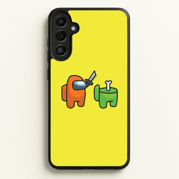 Among Gaming Killed - Among Us Phone Case for Galaxy A34