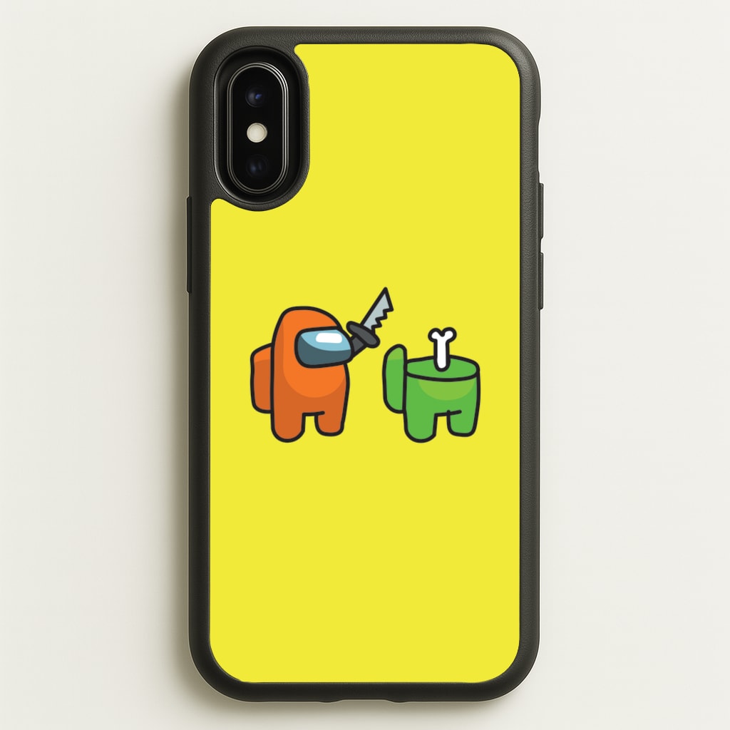 Among Gaming Killed - Among Us Phone Case for iPhone X / XS